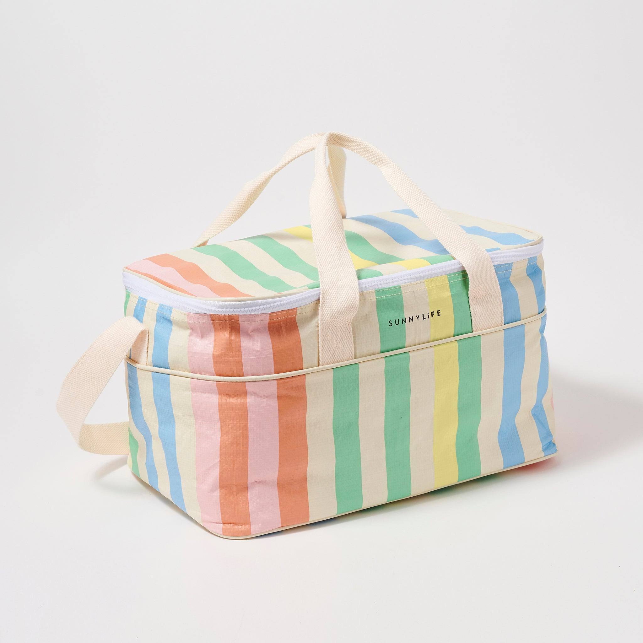 Bando Ban. do Super Chill Cooler Bag, Neon Ticket Stripe, Pink/White :  Amazon.in: Bags, Wallets and Luggage
